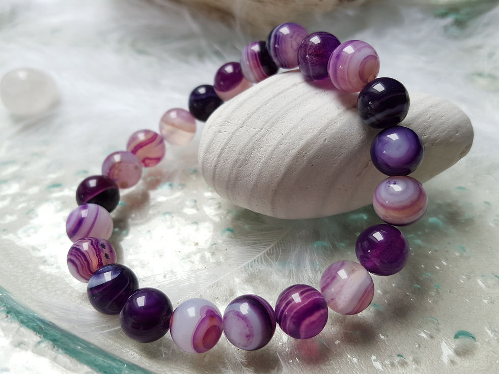 Purple Stripe Agate