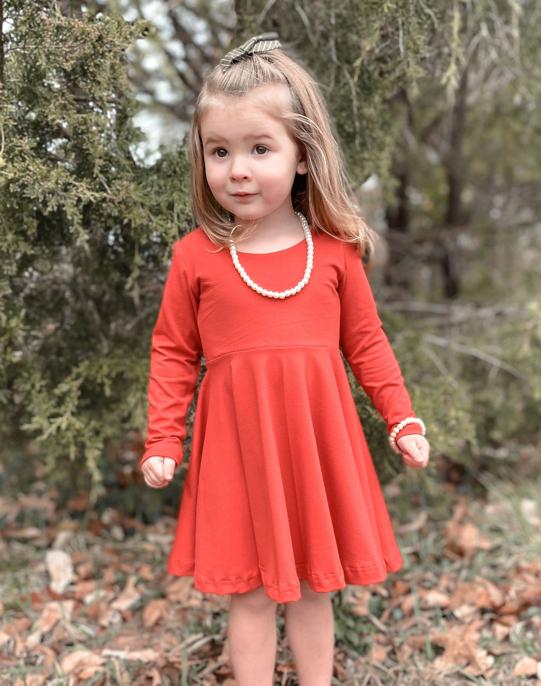 Red Twirl Dress