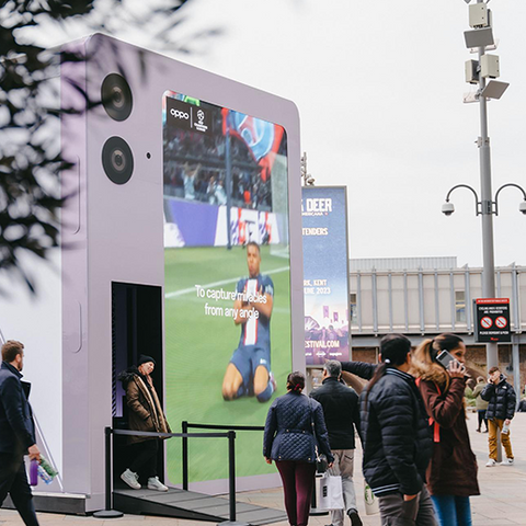 OPPO Champions League - Westfield pop up event - Enfield Graphic Designer