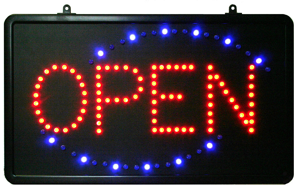 L.E.D. Open Sign