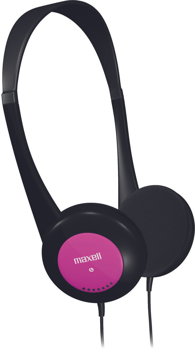 Maxell Kids Headphones, hörlurar för barn, kontrollerad volym, rosa