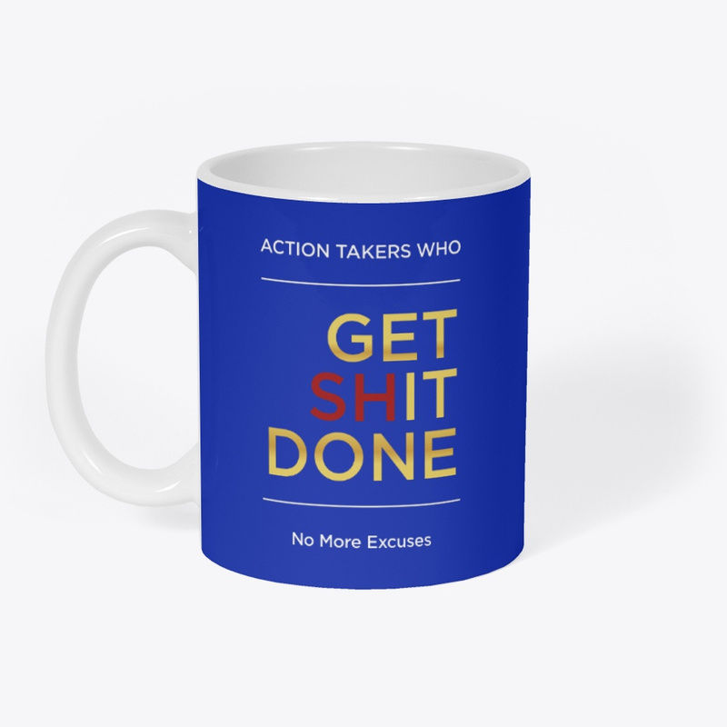 Royal Blue GSD mug