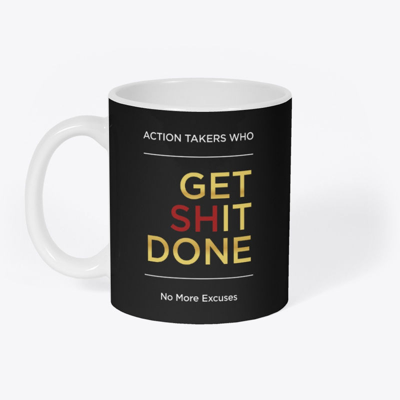 Black Get It Done Mug