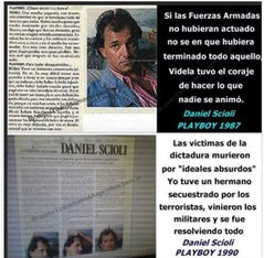 “Videla tuvo el coraje de hacer lo que nadie se animó” Afirmaba Daniel Scioli sobre la genocida dict