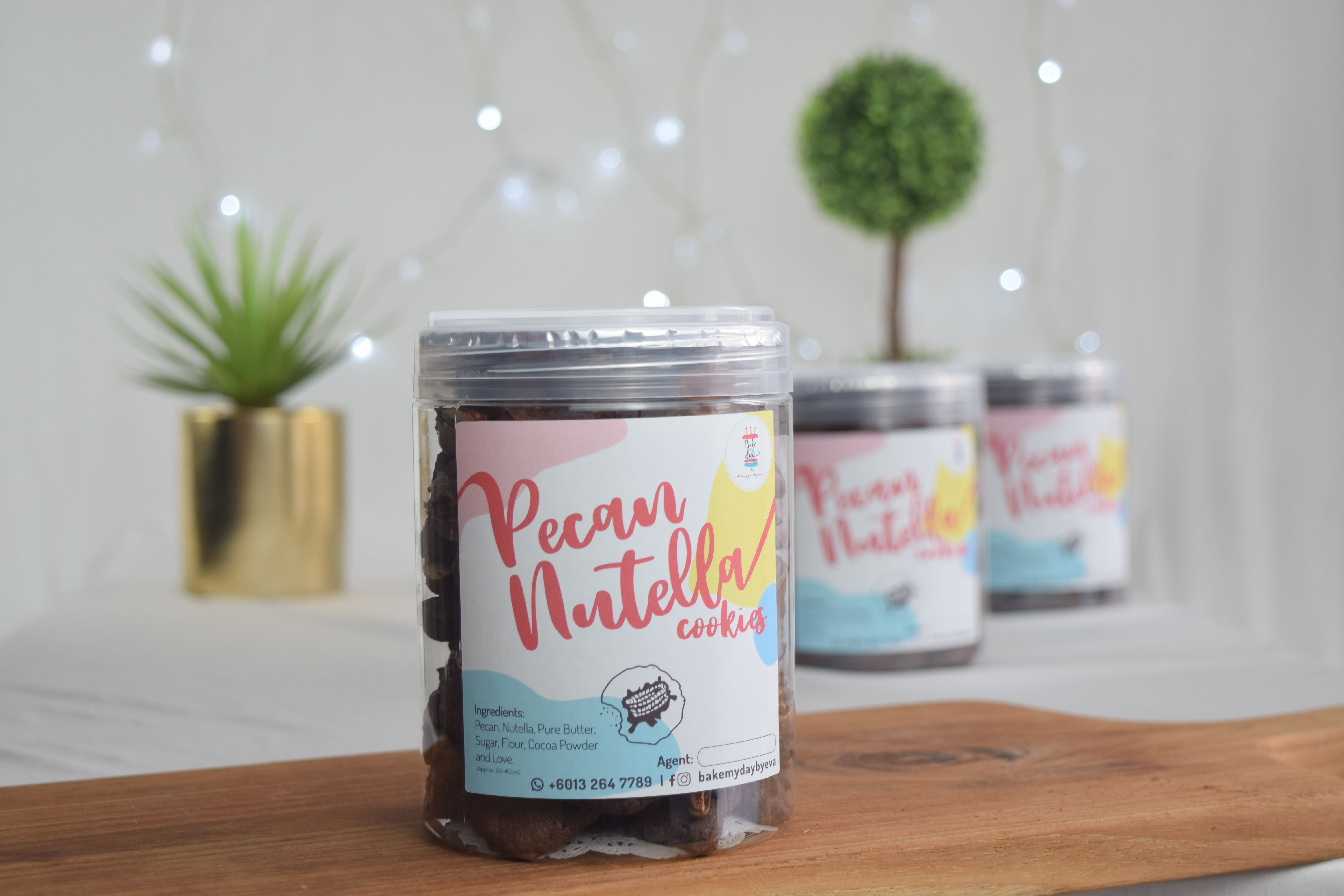 Pecan Nutella Cookies