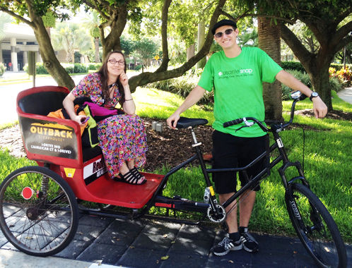 Pedicab at Convention Center