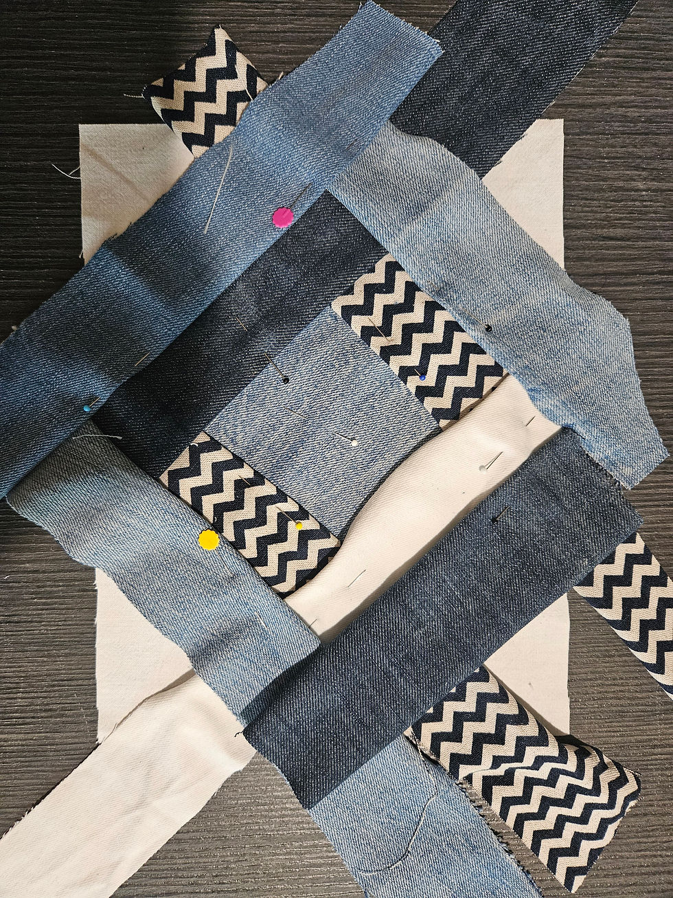 Miniature : pochette upcycling