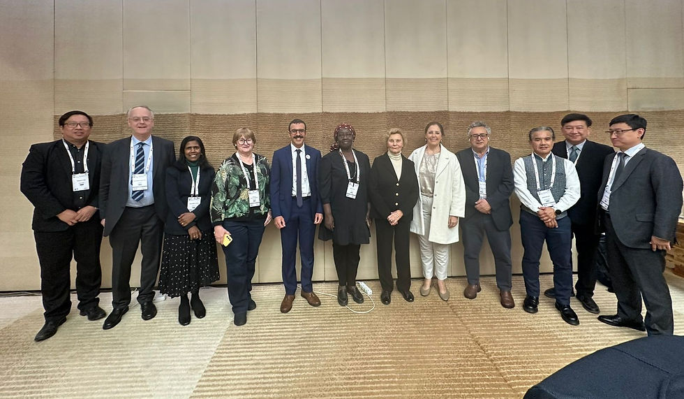 President of WPA Prof. Danuta Wasserman and WPA zonal representatives.