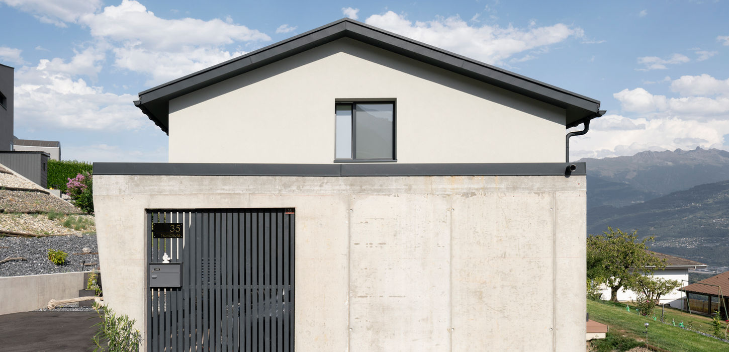 villa dessimoz | villa individuelle | erde | extérieur | atelier4 | bureau d'architecture
