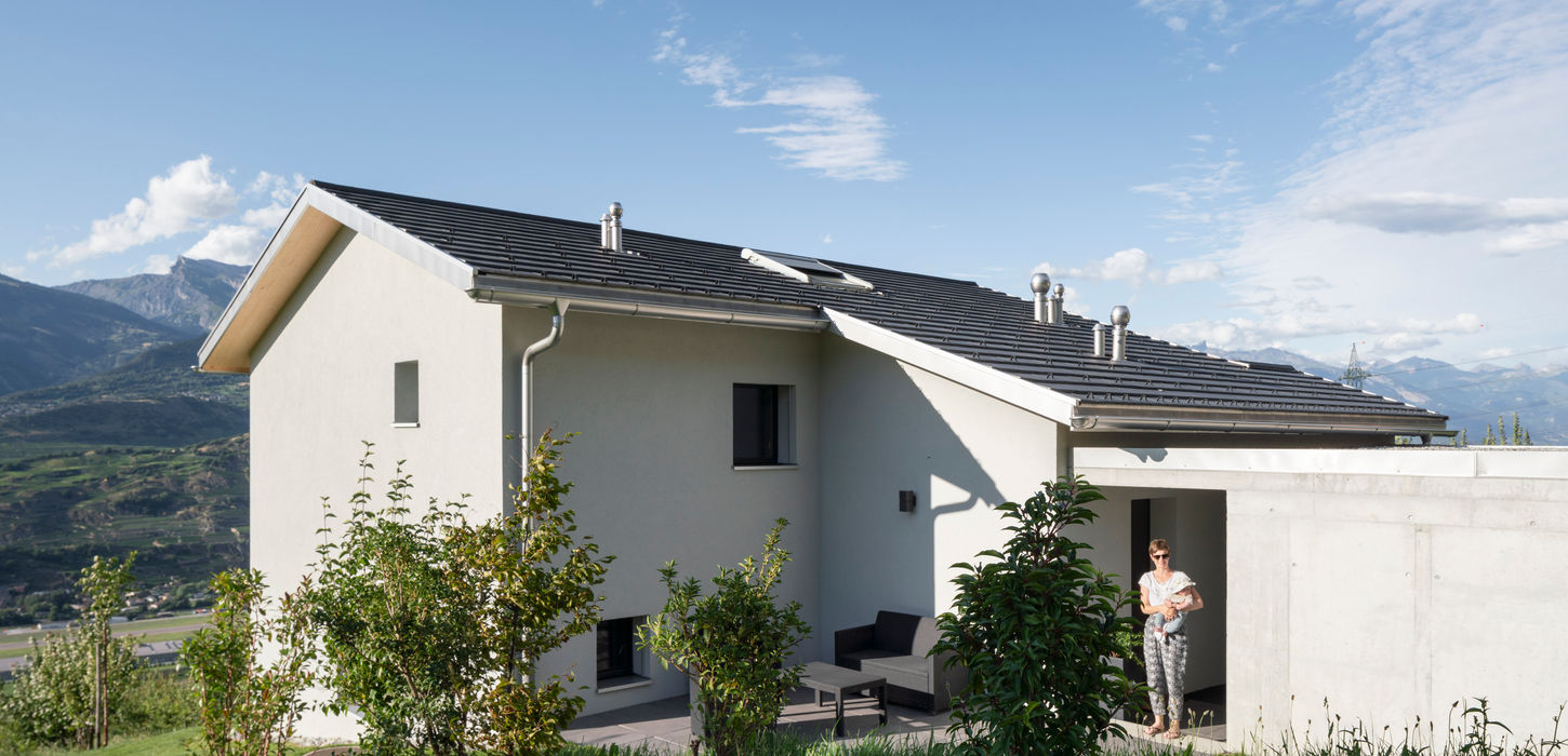 villa glassey | villa individuelle | baar | extérieur | atelier4 | bureau d'architecture