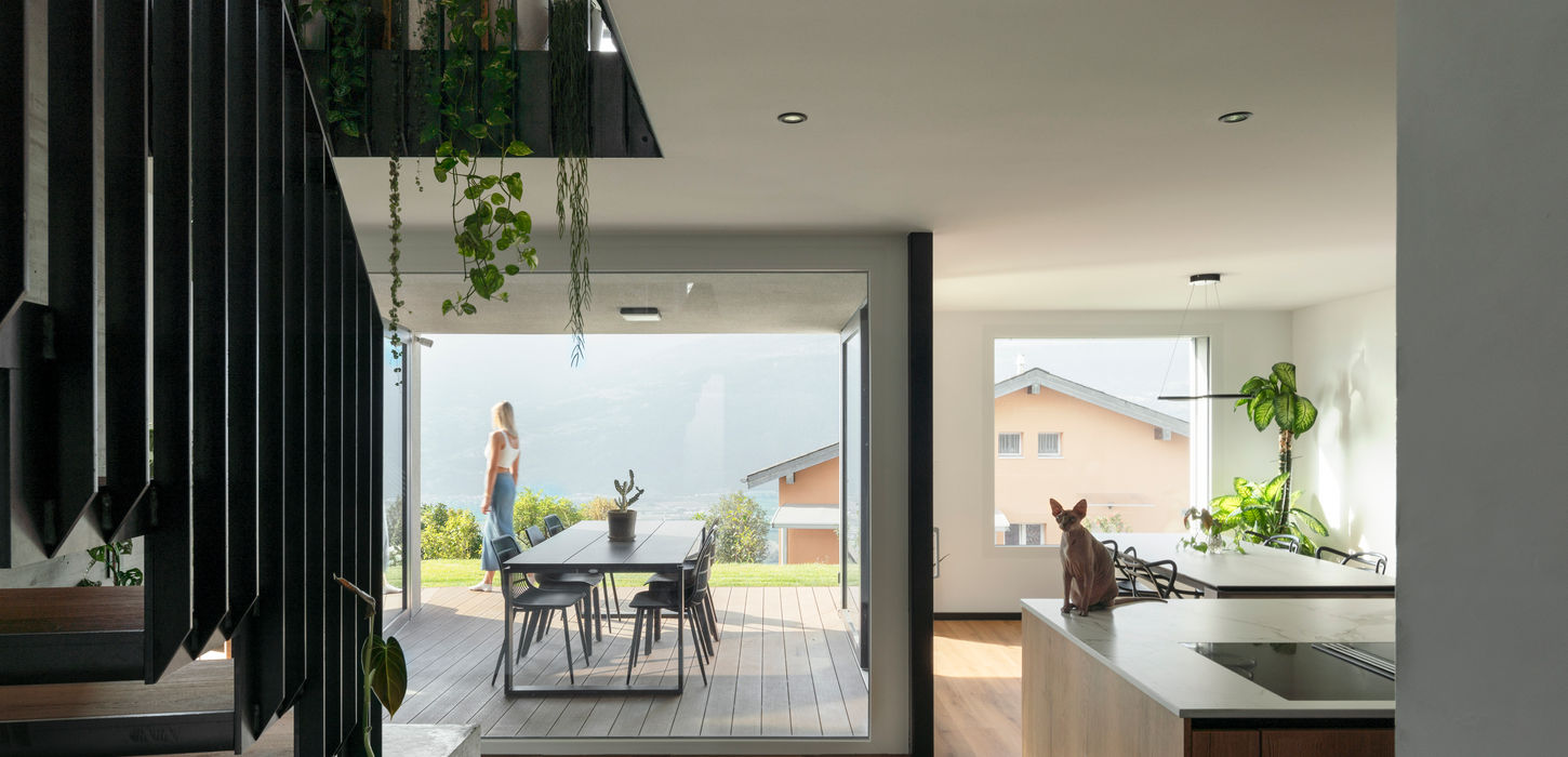 villa dessimoz | villa individuelle | erde | escaliers | atelier4 | bureau d'architecture