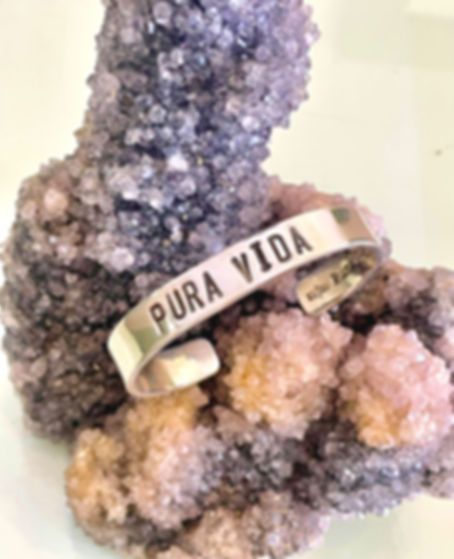 “PURA VIDA” cuff