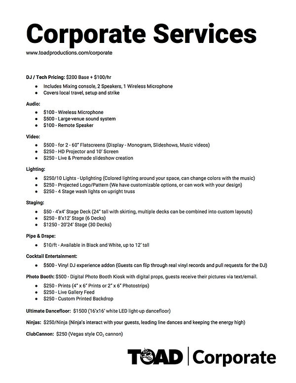 Corporate Services Toad Productions.jpg