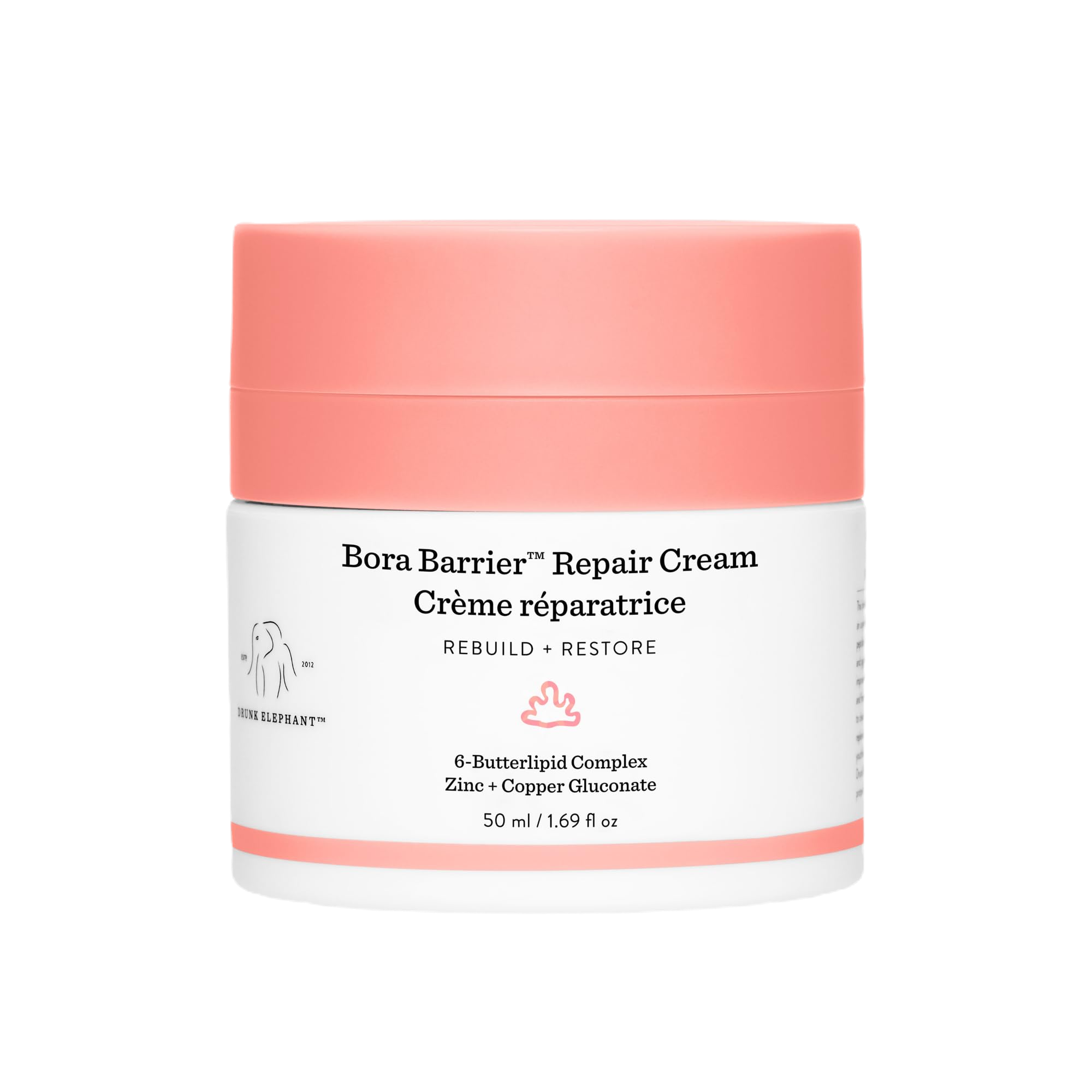 Drunk Elephant Bora Barrier Repair Cream for Women - 1.6 oz Cream