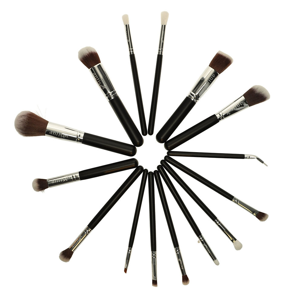 Miniatura: Set of 15 Professional Synthetic Makeup Brushes