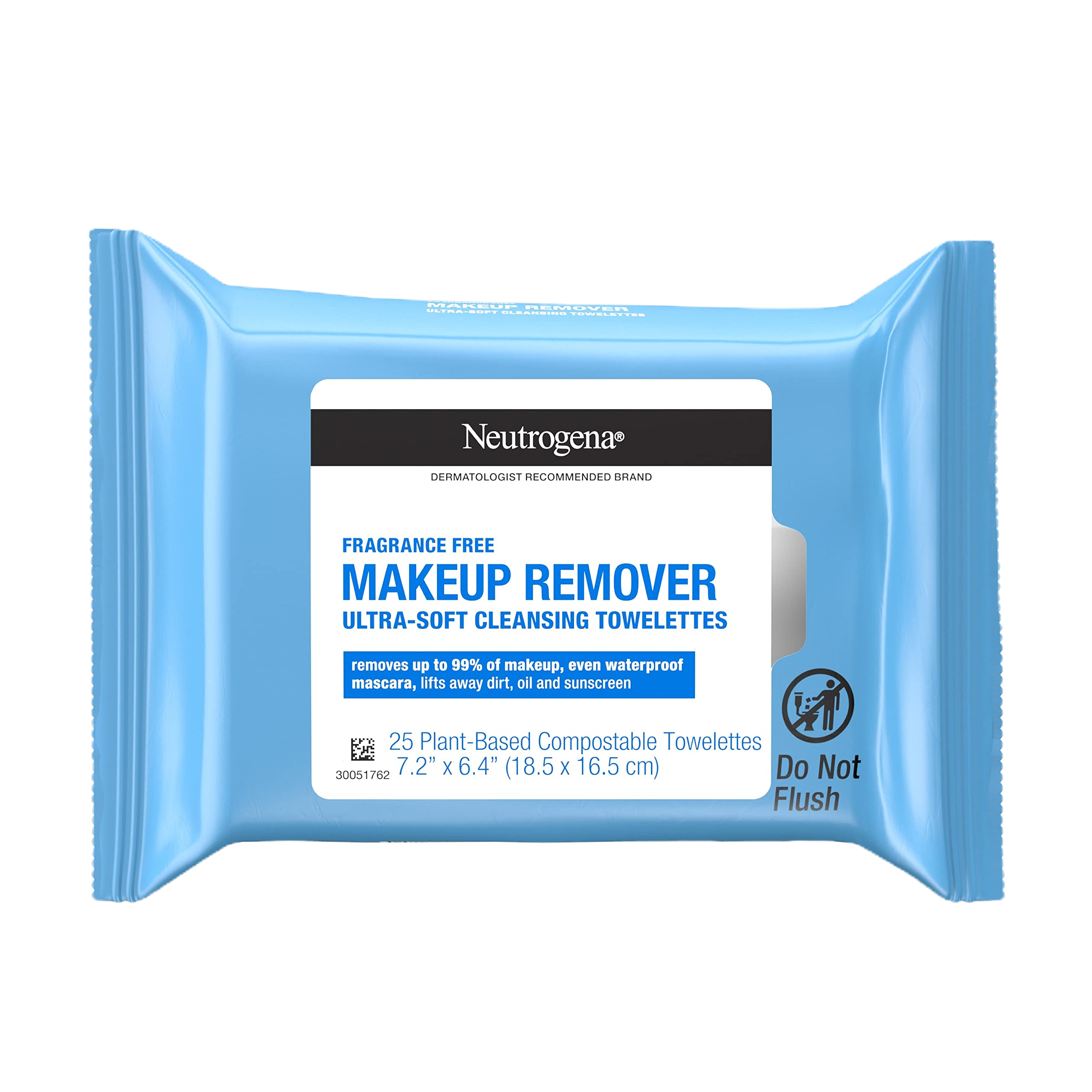 Neutrogena Fragrance-Free Makeup Remover Wipes Daily Facial Cleanser Towelettes