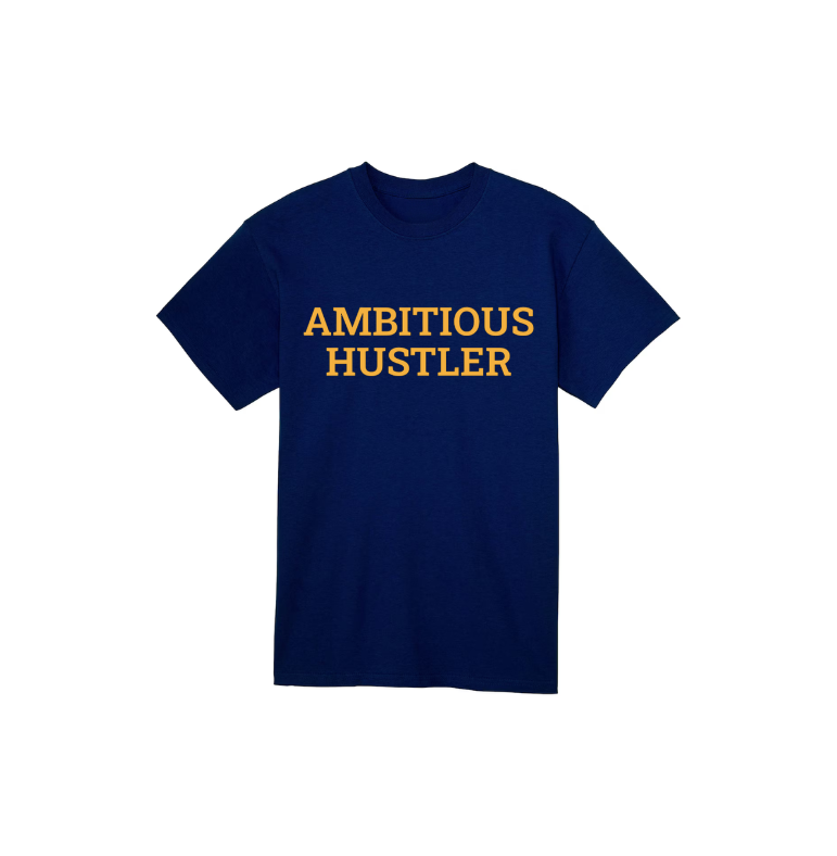 Thumbnail: Ambitious Hustler Tee - NAVY BLUE - UNISEX