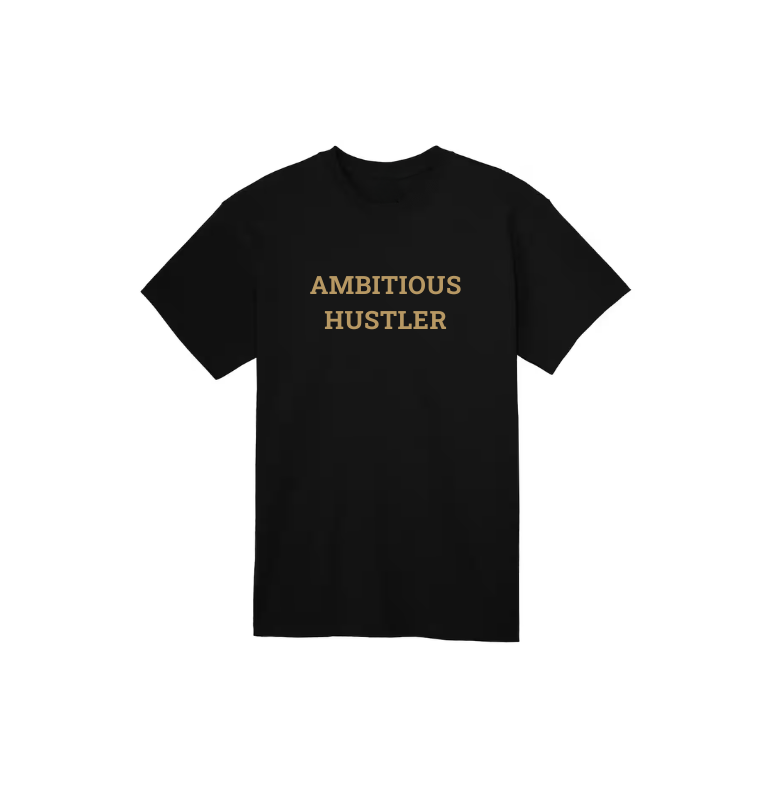 Thumbnail: Ambitious Hustler Tee - BLACK - UNISEX