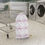 Thumbnail: Elegant Custom Laundry Bag. Stylish Hamper for Home, Dorm Room, Everyday Use.