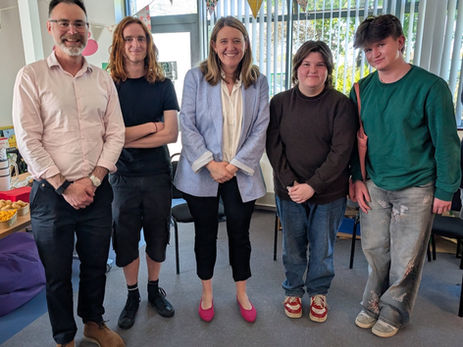 MP Richard Quigley Hosts Schools Minister In Island Visit