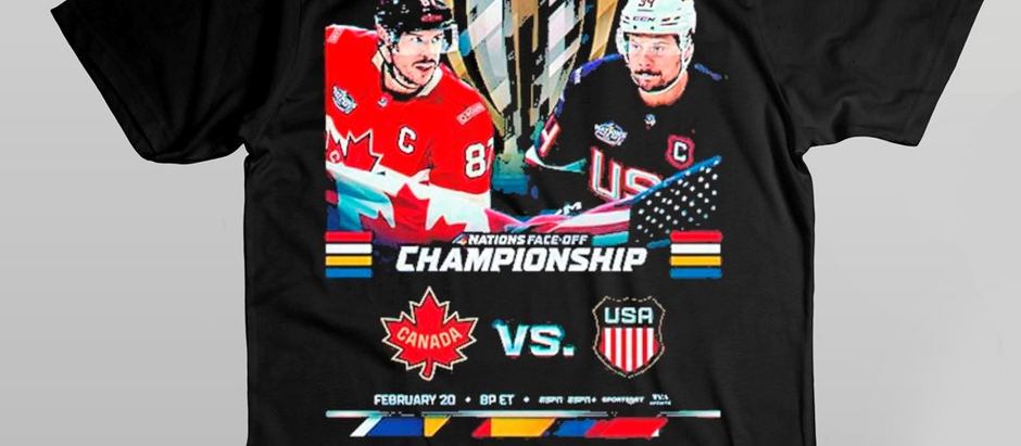 Original USA Vs Canada 2025 4 Nations Face Off Championship Game February 20 Bpet T-shirt