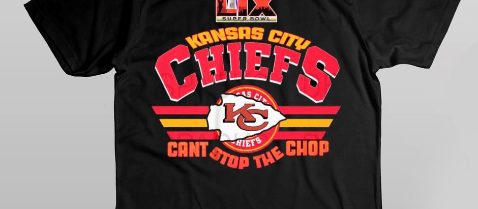 Official Kansas City Chiefs Super Bowl Lix Can’t Stop The Chop Shirt
