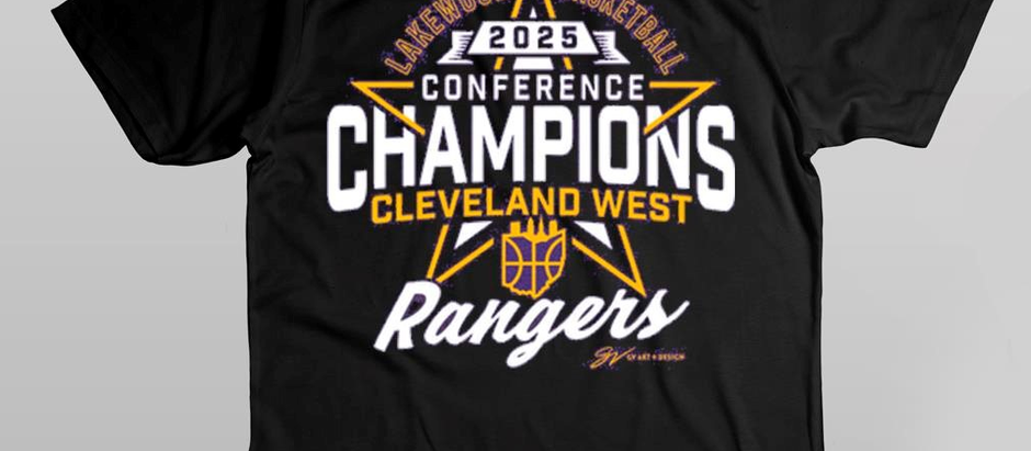 Official Lakewood Basketball Conference Champions Cleveland West Rangers Shirt