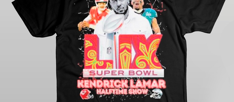 Official Kendrick Lamar Super Bowl Lix Halftime Helmet Show T-shirt