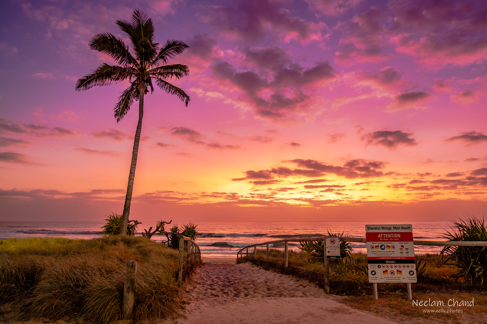 Sunrise from Main Beach, Gold Coast