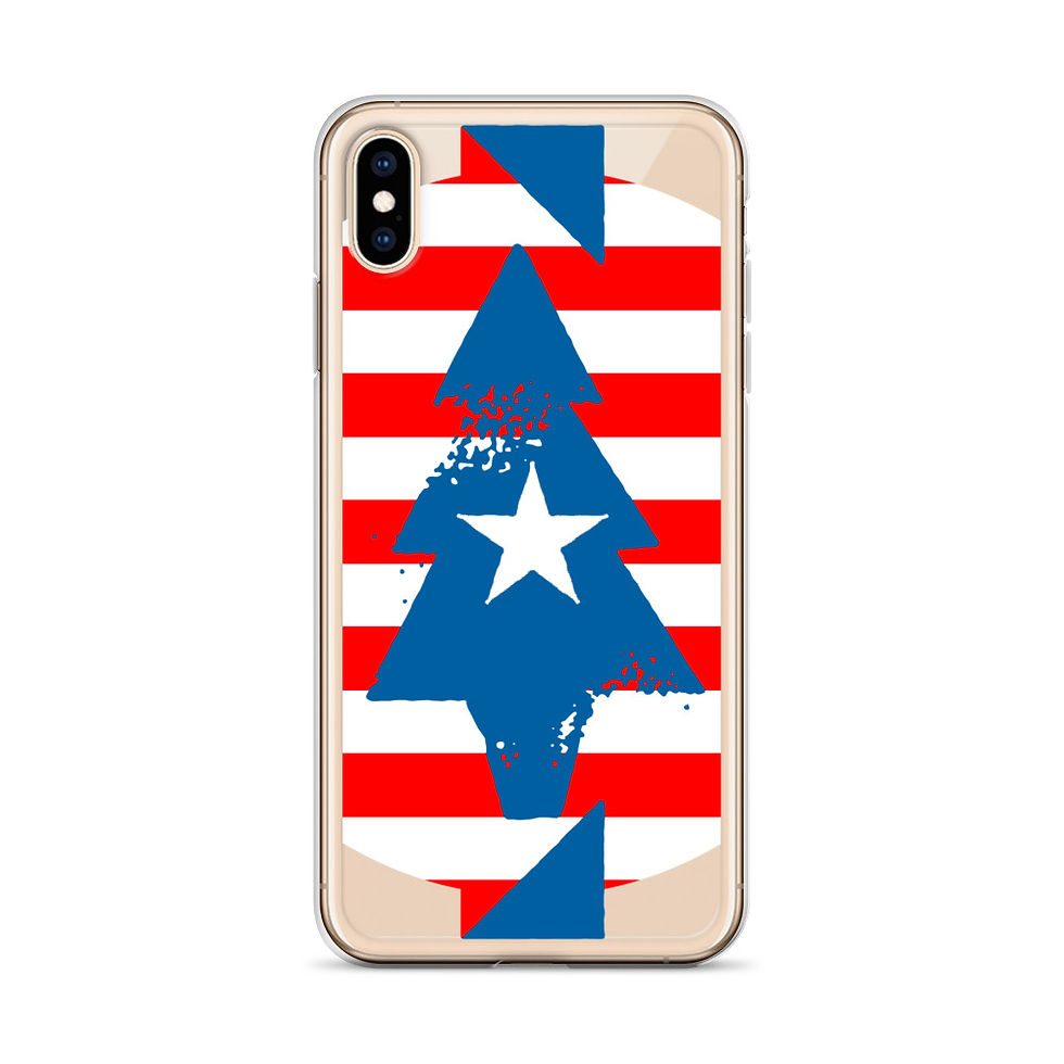 Thumbnail: Patriotic Peace Tree iPhone Case
