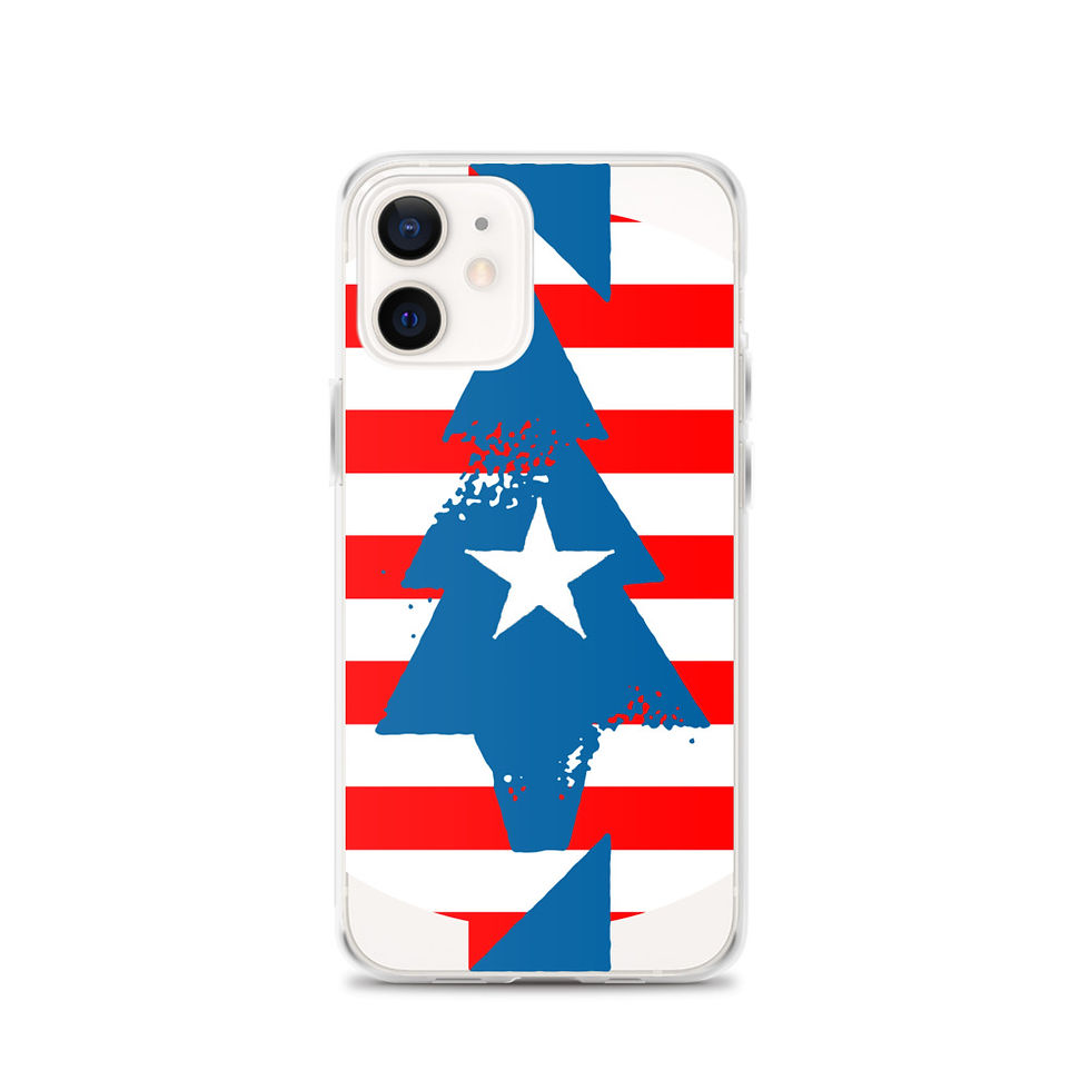 Thumbnail: Patriotic Peace Tree iPhone Case