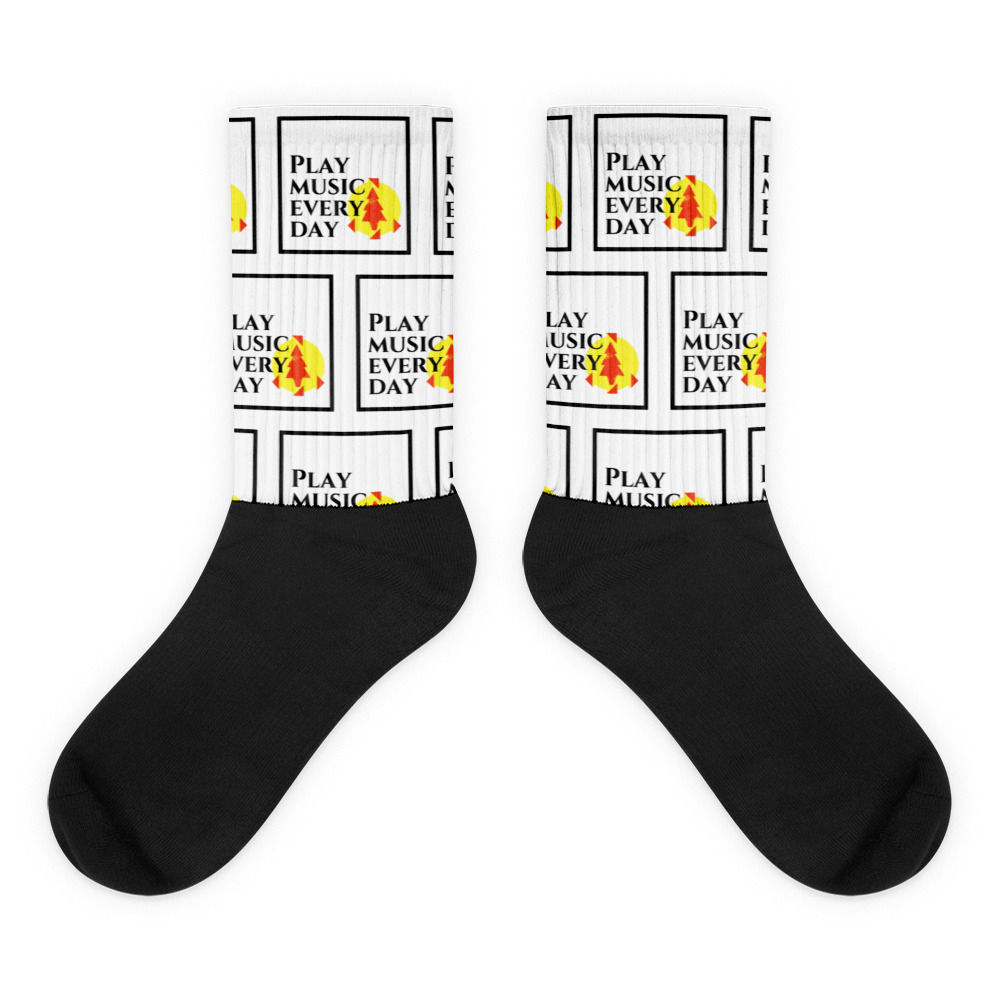 Kid Rocker Play Music Every Day Socks