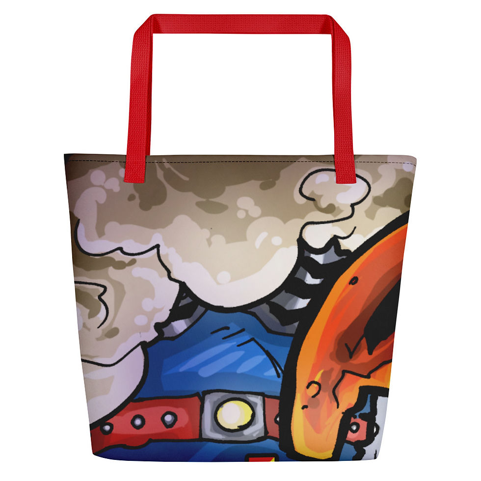 Thumbnail: Kid Rocker Otto the Robot Beach Bag