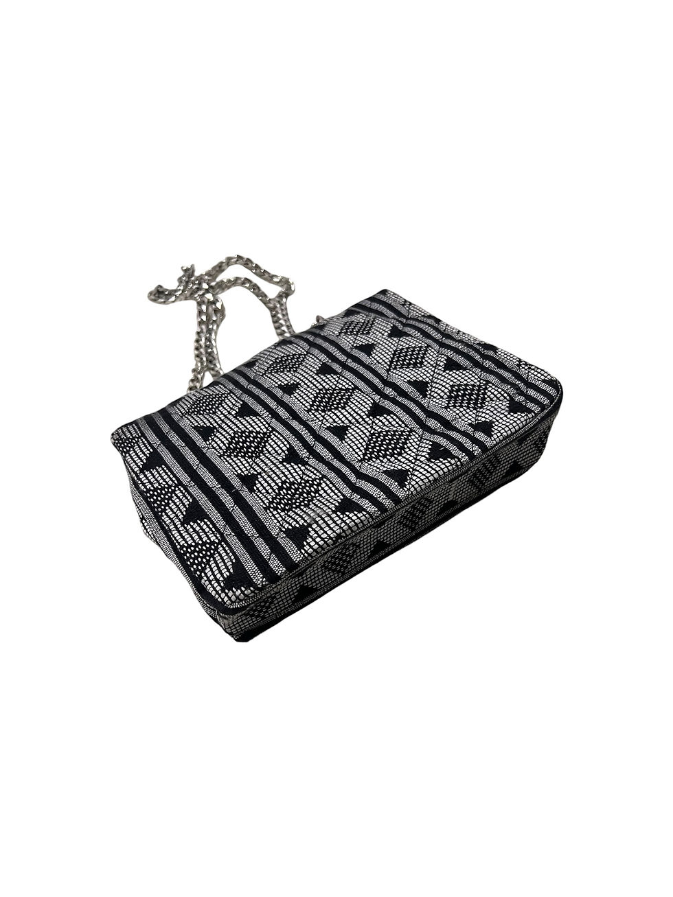 Thumbnail: Luxury handbag, quilted purse with chain straps.