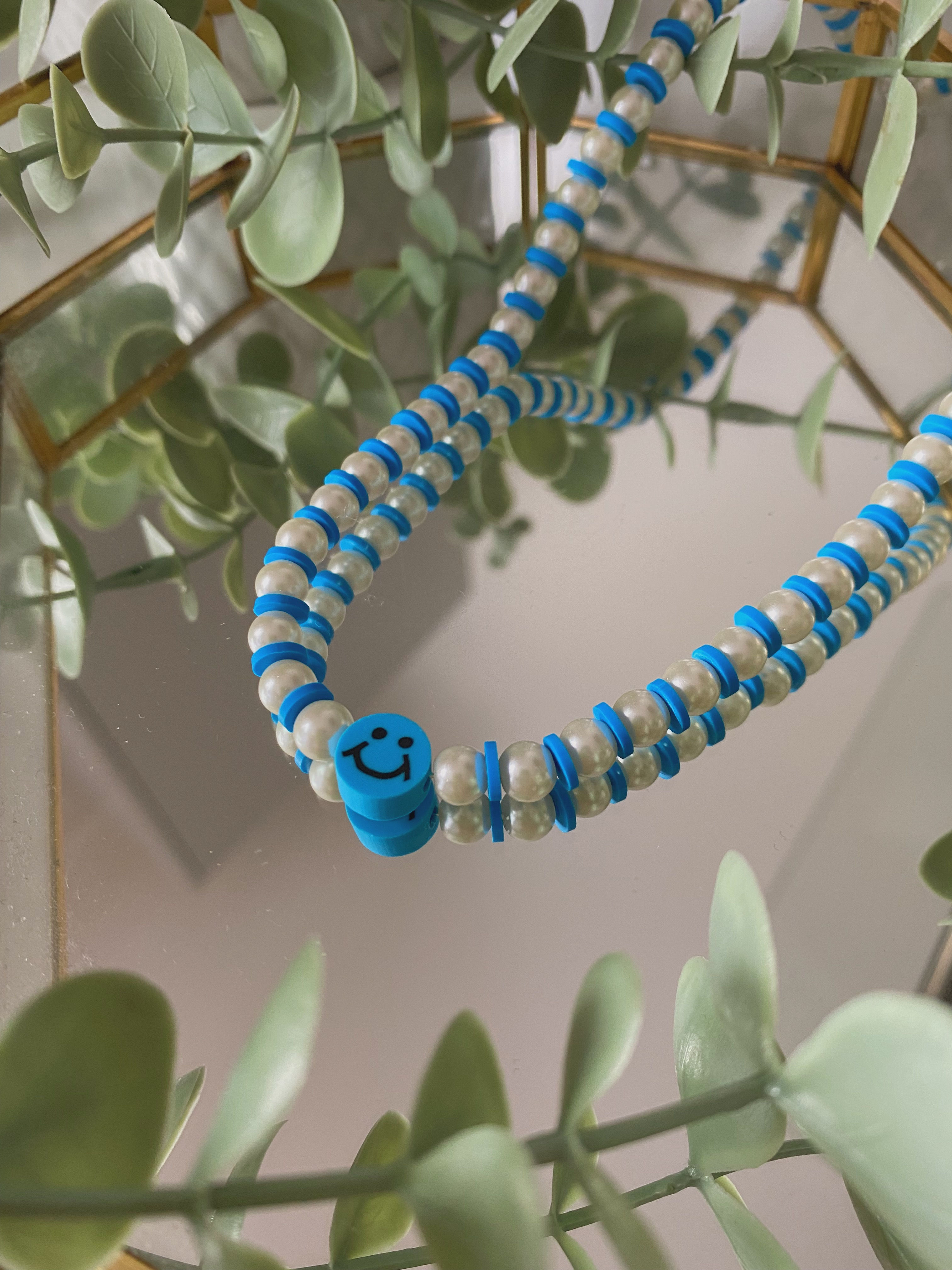 Feeling Blue? Pearl Necklace