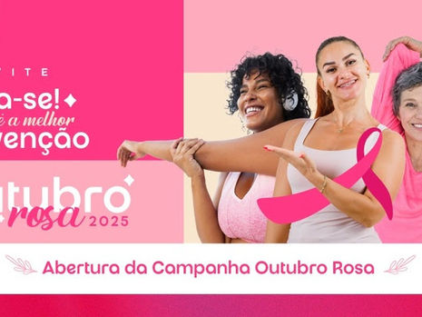 ACP lança Campanha Outubro Rosa 2025 com caminhada na Rua XV e tema Mexa-se! Atitude é a melhor prevenção