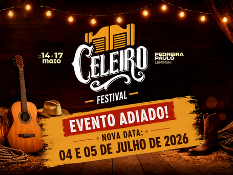 Informamos que foi adiado e acontecerá nos dias 04 e 05 de julho de 2026, na Pedreira Paulo Leminski.