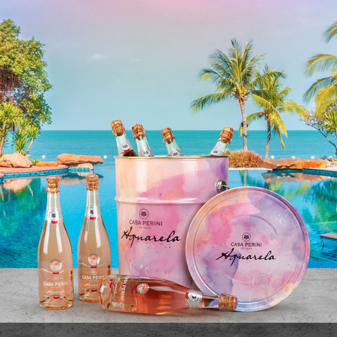 É só encher de gelo e brindar com os amigos e a família