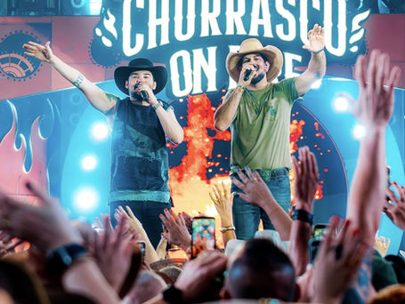 Fernando e Sorocaba no Churrasco On Fire em Florianópolis