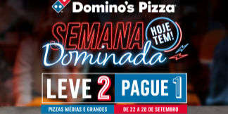 Domino’s Pizza divide a conta com o cliente nesta semana