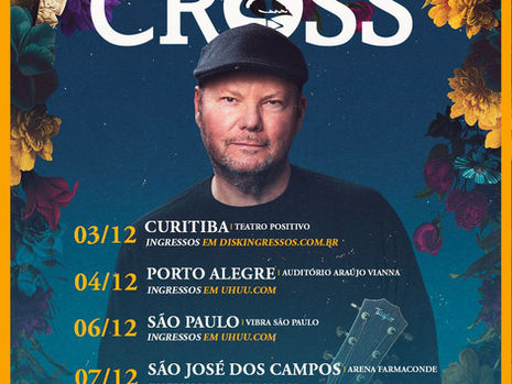 Christopher Cross em turnê pelo Brasil — shows em Porto Alegre e São Paulo em dezembro de 2025.
