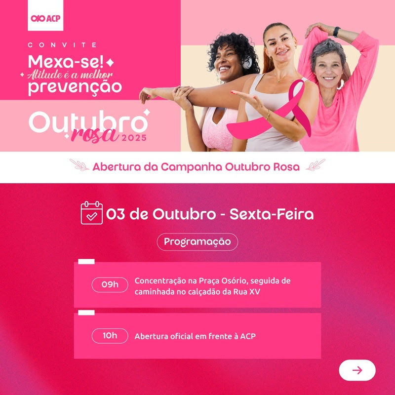 Campanha Outubro Rosa 2025