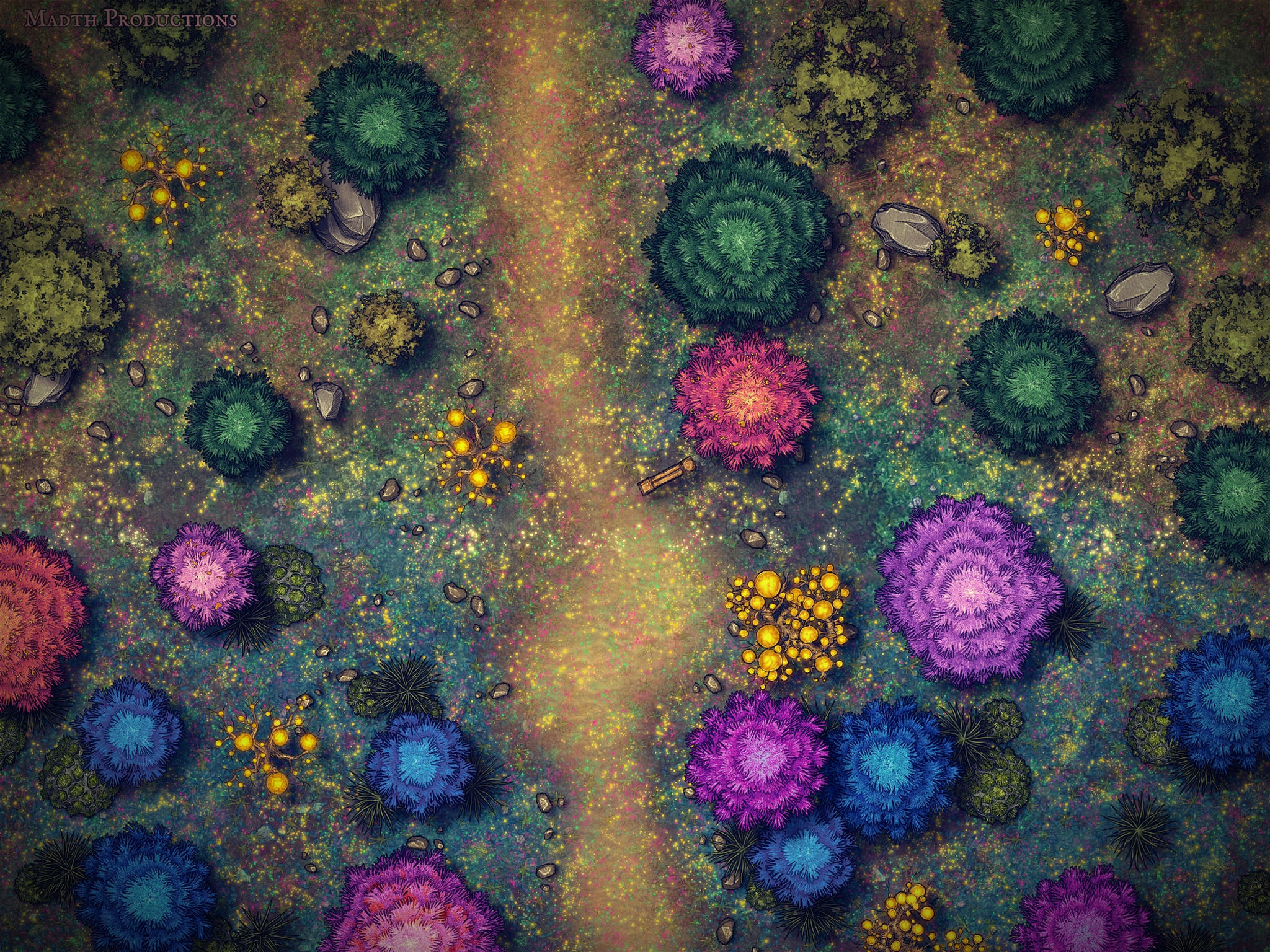 The Fey Enters Battlemap