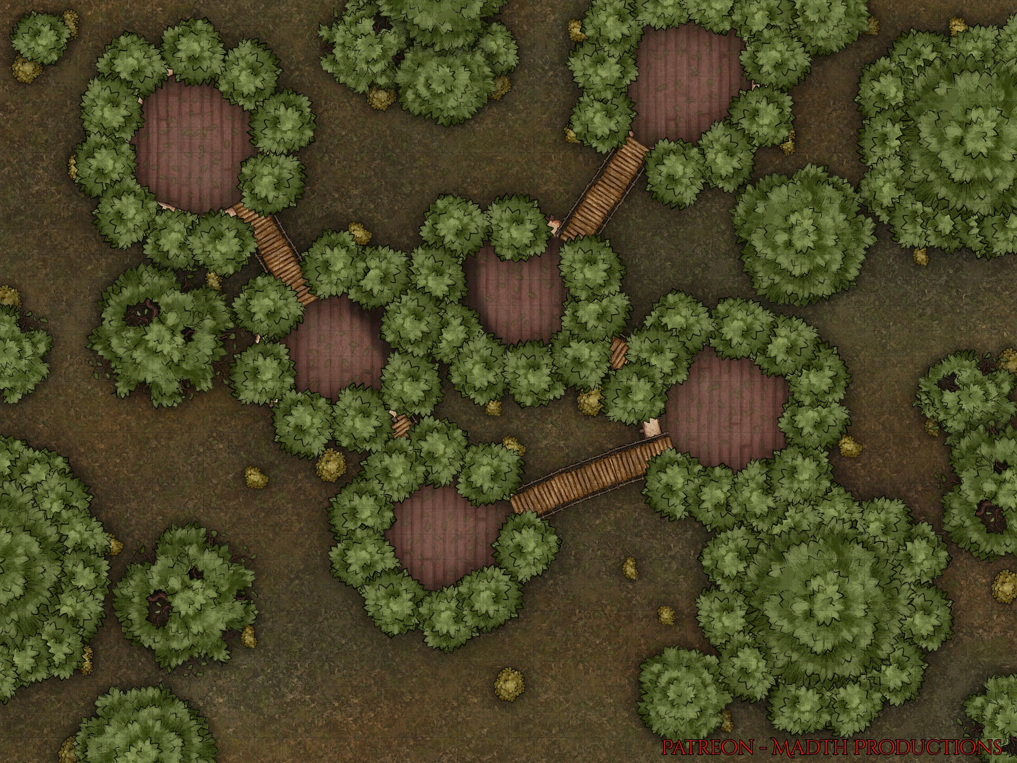 Treehouse Battlemap
