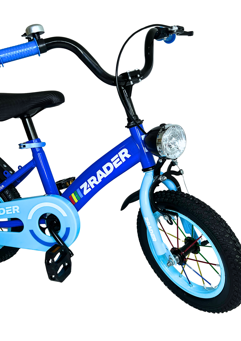 Miniatura: BICICLETA INFANTIL MENINO ARO 12, QUADRO DE FERRO - AZUL