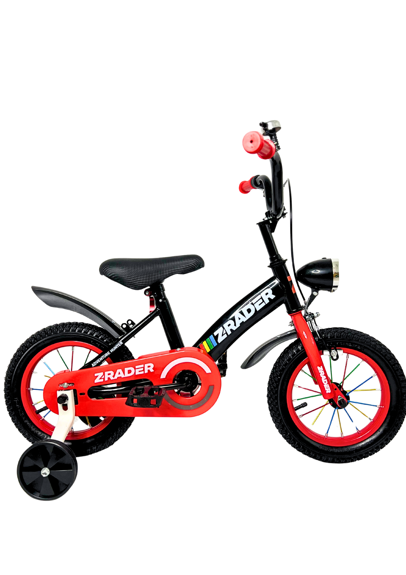 BICICLETA INFANTIL MENINO ARO 12, QUADRO DE FERRO - PRETA