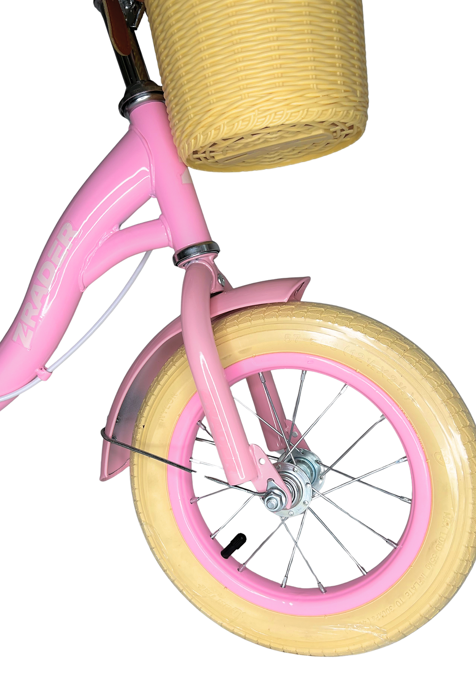 Miniatura: BICICLETA INFANTIL MENINA ARO 12, QUADRO DE FERRO - ROSA