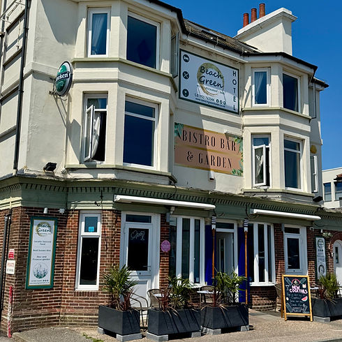 Beach Green hotel front in Lancing, West Sussex