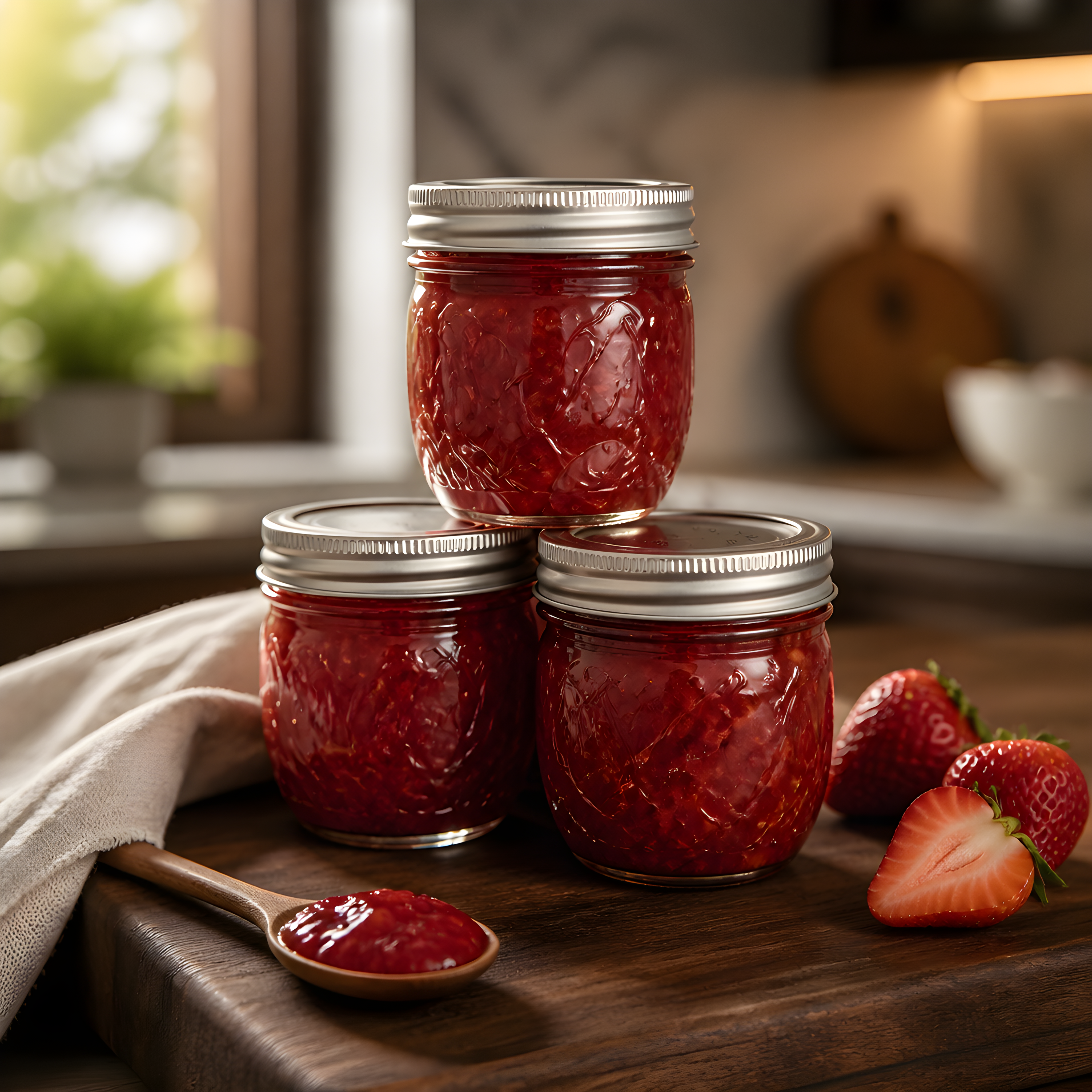 Homemade Strawberry Jam 8 oz.