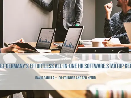 Meet Germany’s Effortless All-In-One HR Software Startup Kenjo — Founder Interview